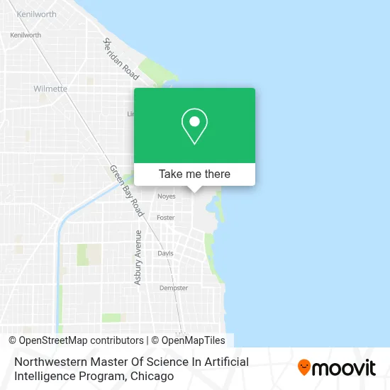 Northwestern Master Of Science In Artificial Intelligence Program map
