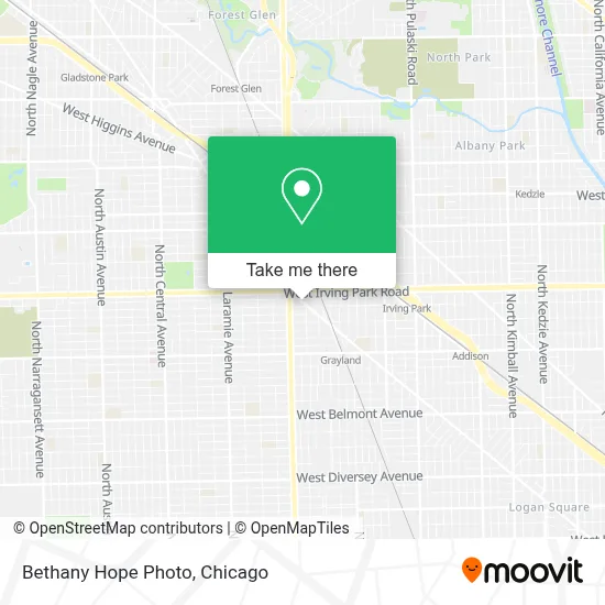 Bethany Hope Photo map