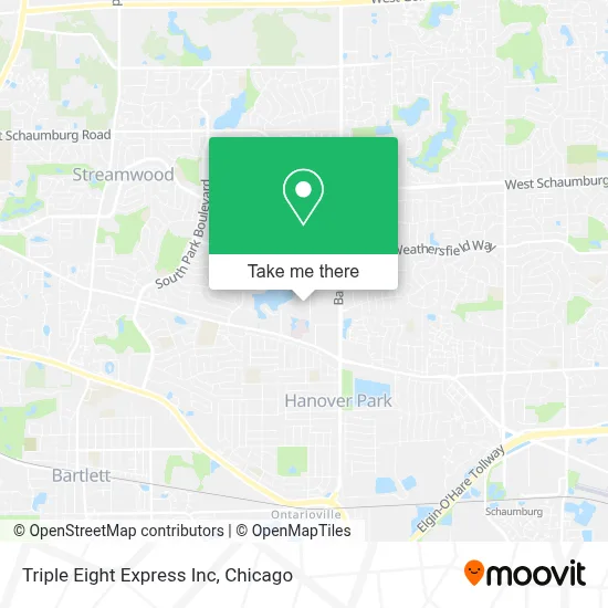 Triple Eight Express Inc map