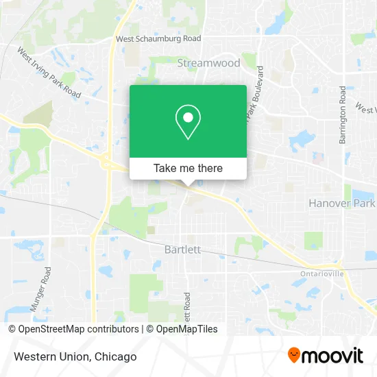 Western Union map
