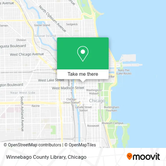 Winnebago County Library map
