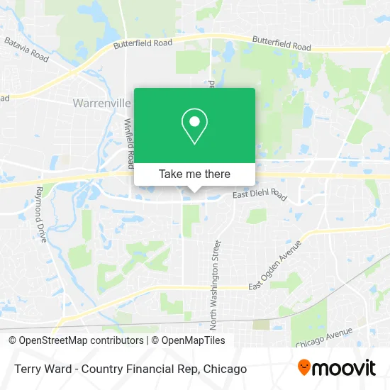 Terry Ward - Country Financial Rep map