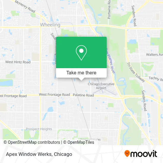 Apex Window Werks map
