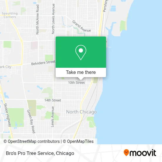 Bro's Pro Tree Service map