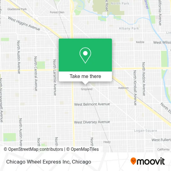 Chicago Wheel Express Inc map