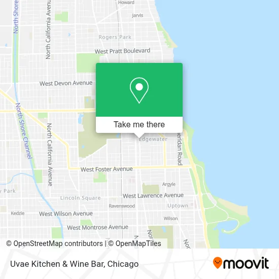 Uvae Kitchen & Wine Bar map
