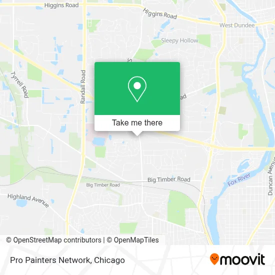 Pro Painters Network map