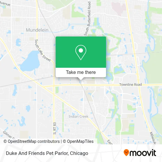 Duke And Friends Pet Parlor map