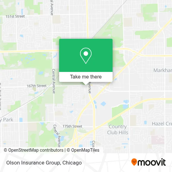 Olson Insurance Group map