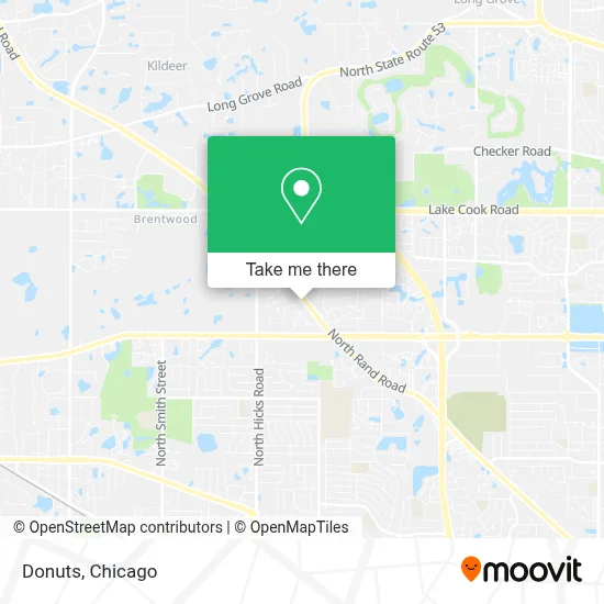 Donuts map
