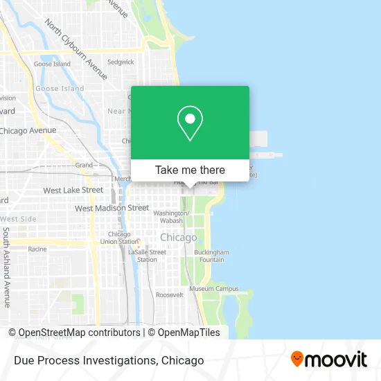 Due Process Investigations map