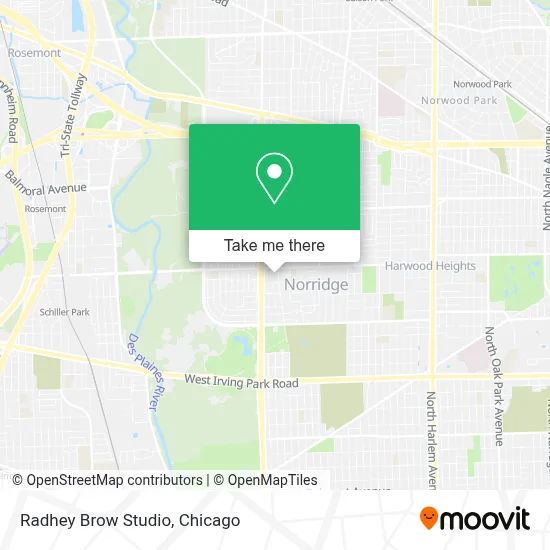 Radhey Brow Studio map