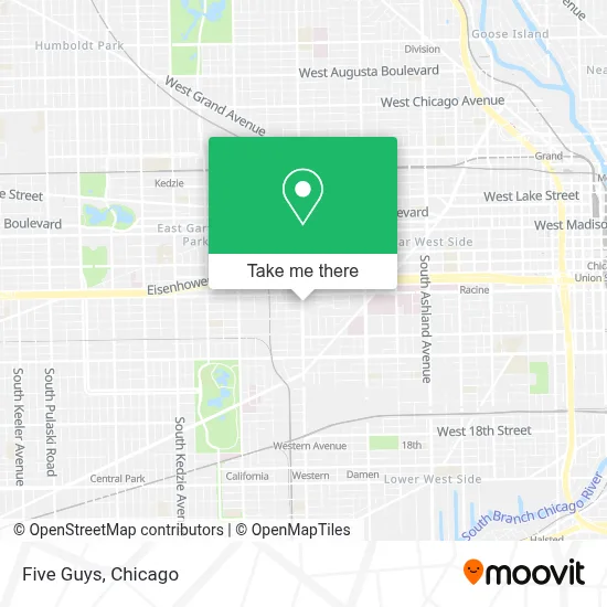 Five Guys map
