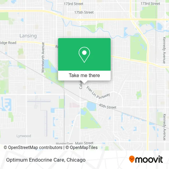 Optimum Endocrine Care map