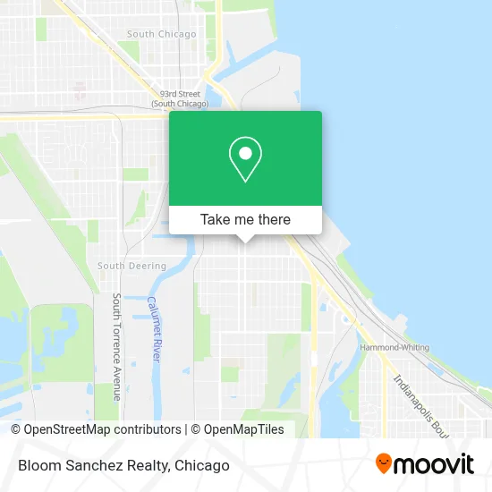 Bloom Sanchez Realty map