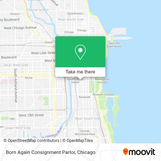 Born Again Consignment Parlor map
