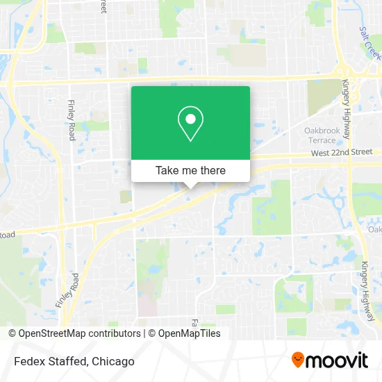 Fedex Staffed map
