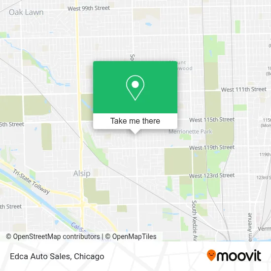 Edca Auto Sales map