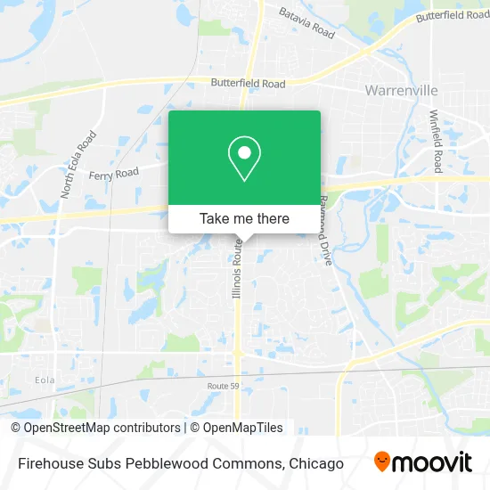 Firehouse Subs Pebblewood Commons map