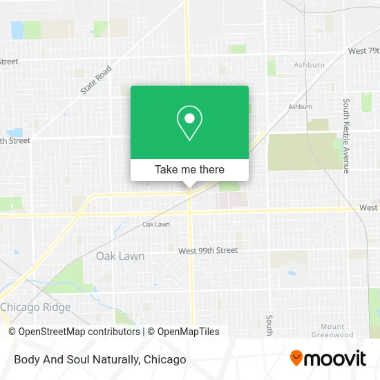 Body And Soul Naturally map