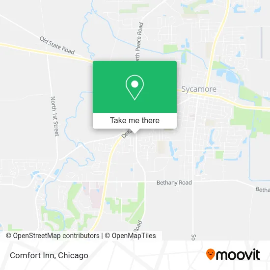Comfort Inn map