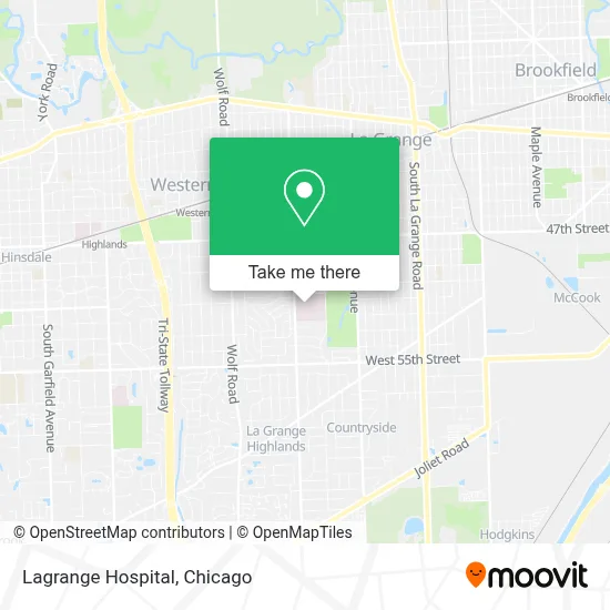 Lagrange Hospital map