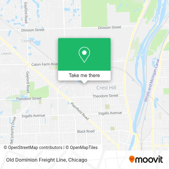 Old Dominion Freight Line map