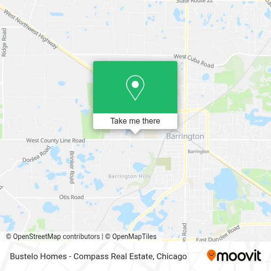 Bustelo Homes - Compass Real Estate map