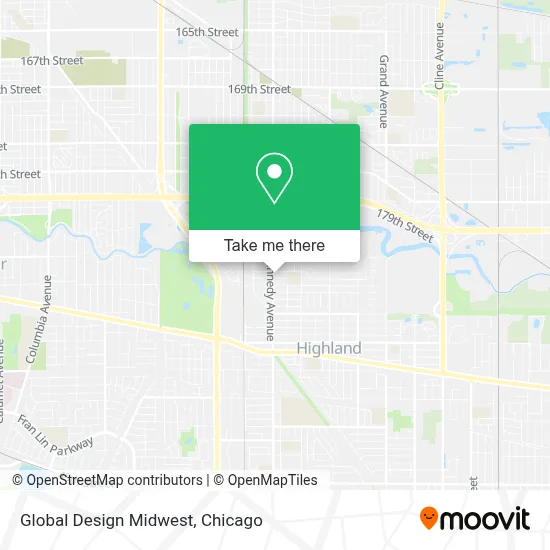 Global Design Midwest map