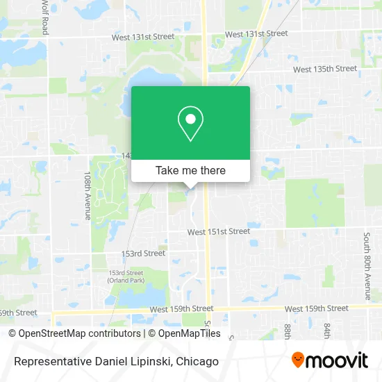 Representative Daniel Lipinski map