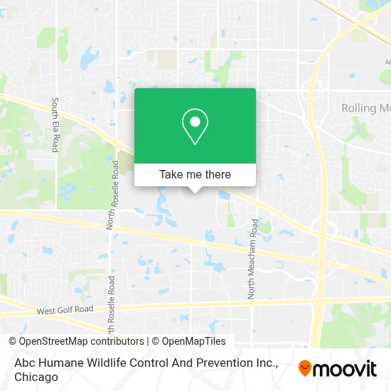 Abc Humane Wildlife Control And Prevention Inc. map