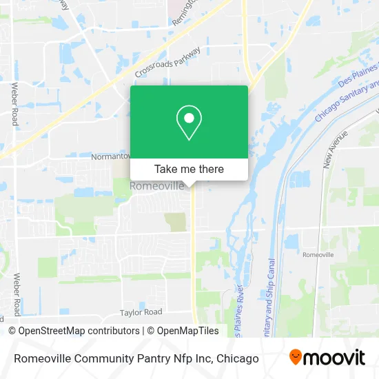 Romeoville Community Pantry Nfp Inc map