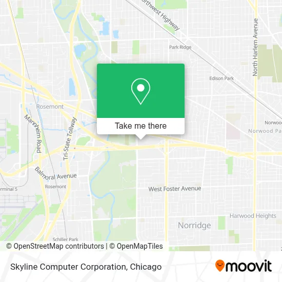 Skyline Computer Corporation map
