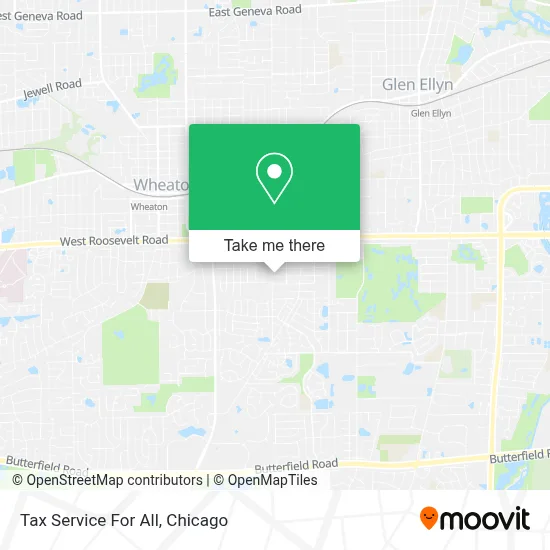 Tax Service For All map