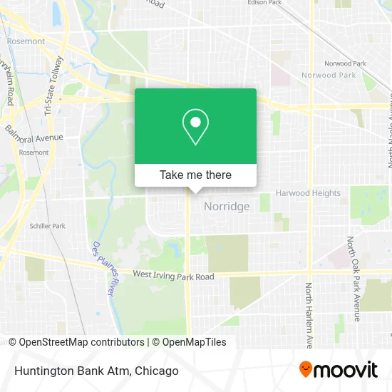 Huntington Bank Atm map
