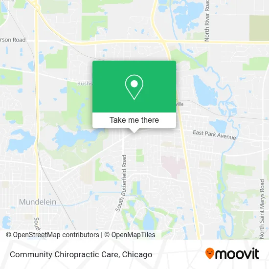 Community Chiropractic Care map