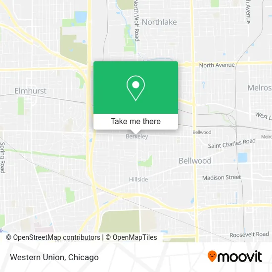 Western Union map