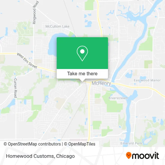 Homewood Customs map