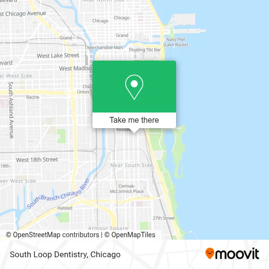 South Loop Dentistry map