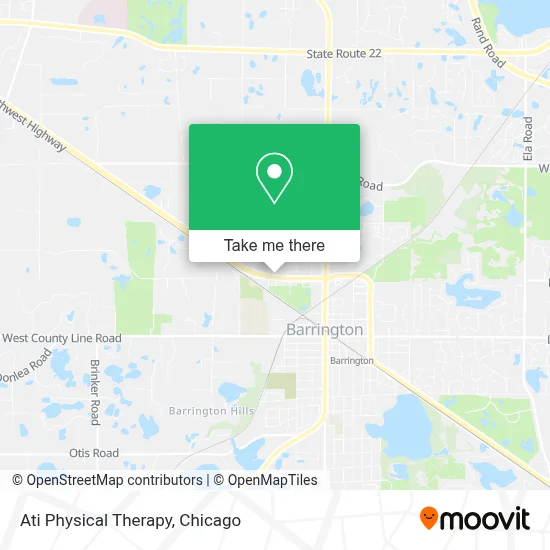 Ati Physical Therapy map