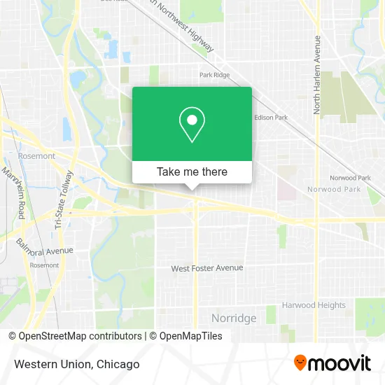 Western Union map