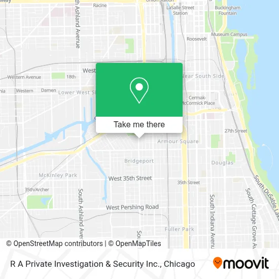 R A Private Investigation & Security Inc. map