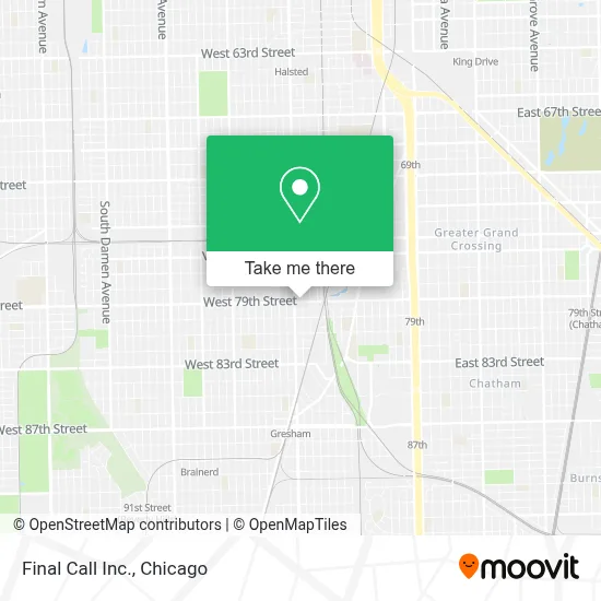 Final Call Inc. map