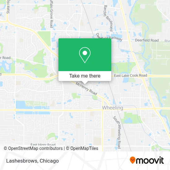 Lashesbrows map