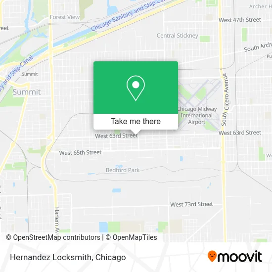 Hernandez Locksmith map