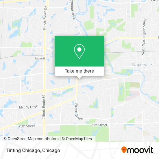 Tinting Chicago map
