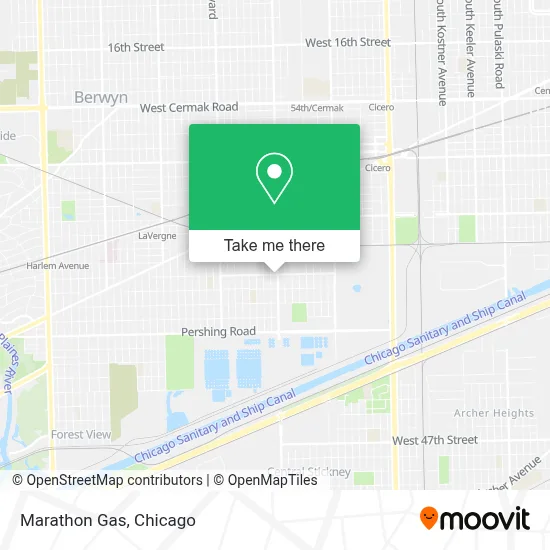 Marathon Gas map