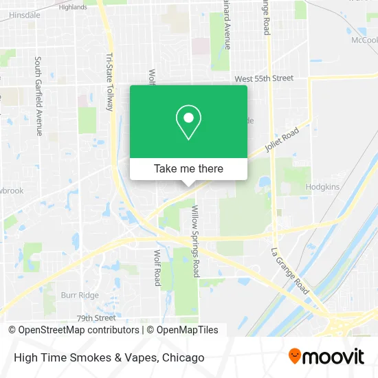 High Time Smokes & Vapes map