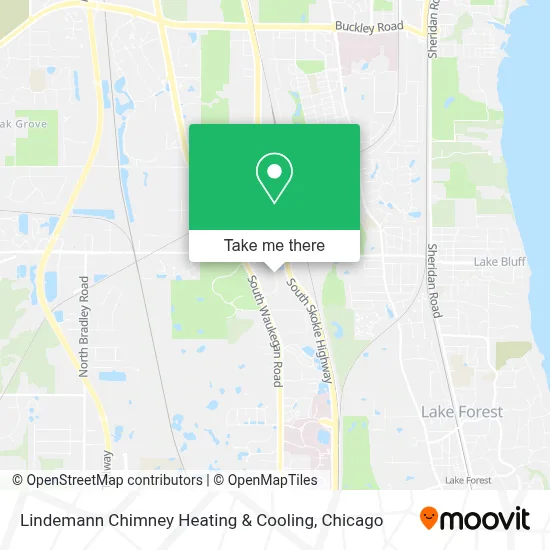 Lindemann Chimney Heating & Cooling map