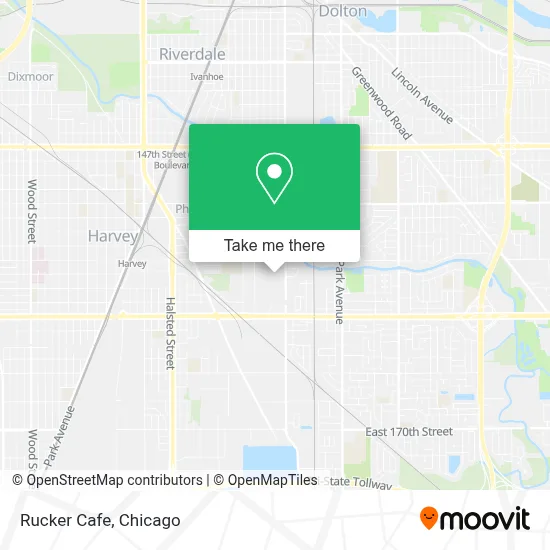 Rucker Cafe map